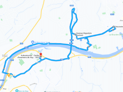 Parcours Itinéraire n°3 — Centre GOCA Tihange